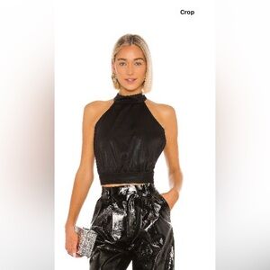 BCBGeneration Open Back Halter Top